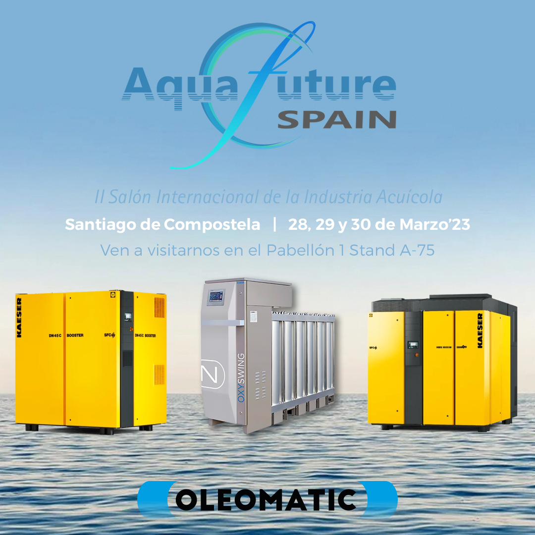 OLEOMATIC estará en AquaFuture Spain, del 28 al 30 de marzo de 2023